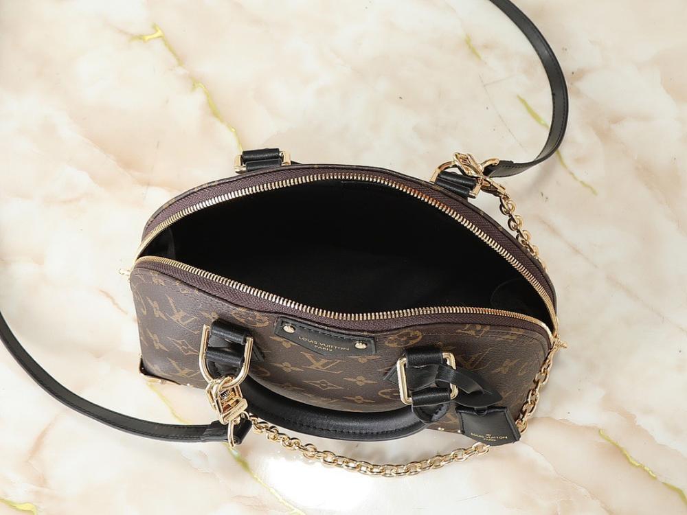 Alma Monogram Leather Crossbody Bag Style 676729894