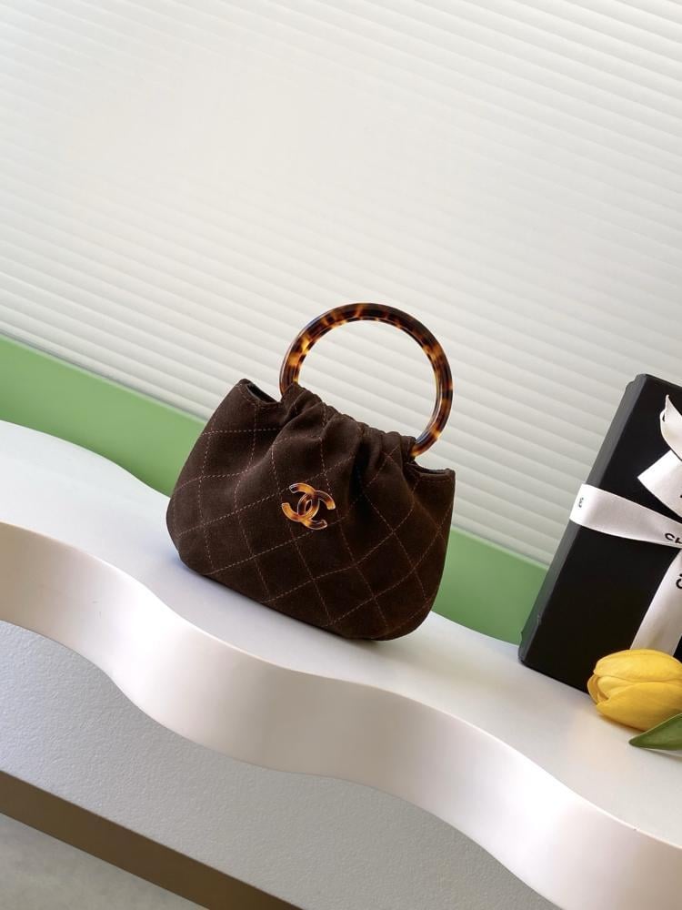 Suede Top Handle Bag Style 725255268