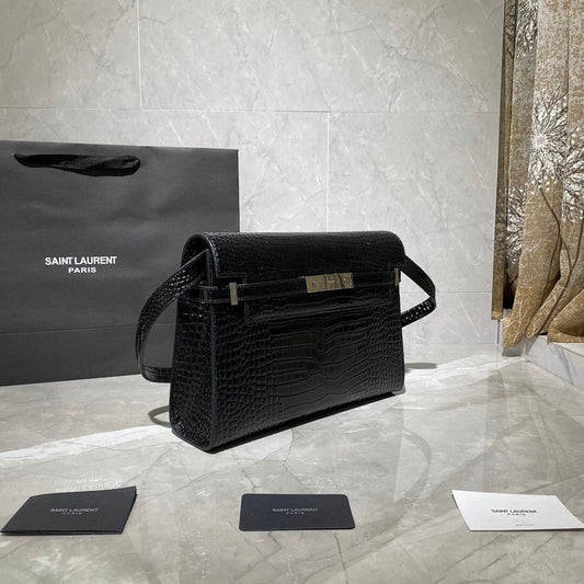 Manhattan Leather Shoulder Bag 29x20.5x7cm Style 1474865384