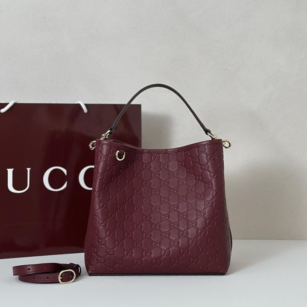 Leather Top Handle Bag