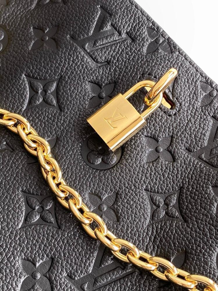 Stylish Refined Monogram Leather Crossbody Bag 42x27x14cm