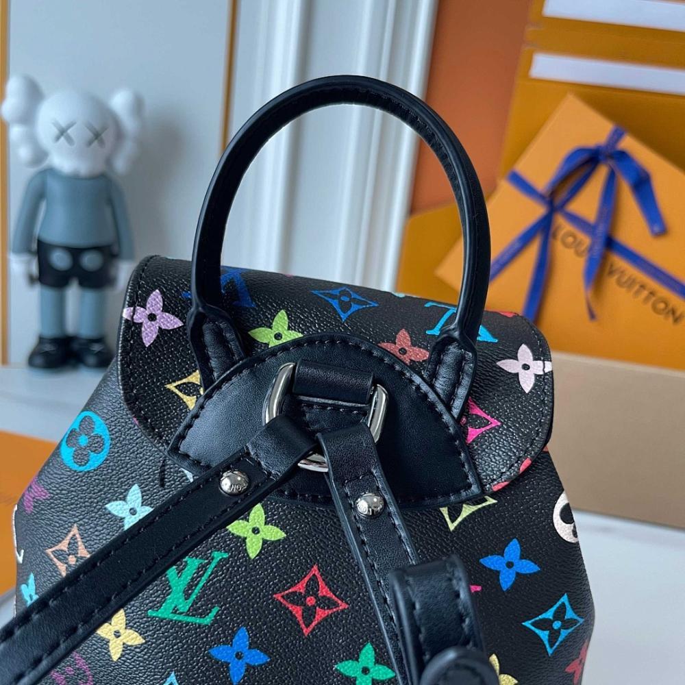 Modern Italian-Inspired Monogram Leather Shoulder Bag 24x26x7cm