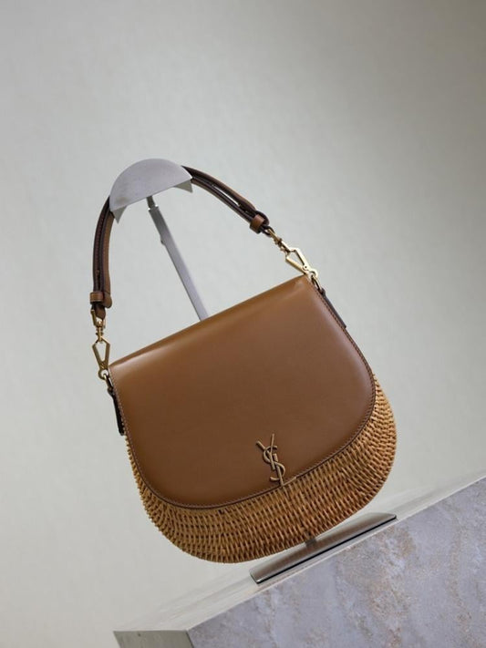 Italian-Inspired Elegant Leather Top Handle Bag 21x23x9cm