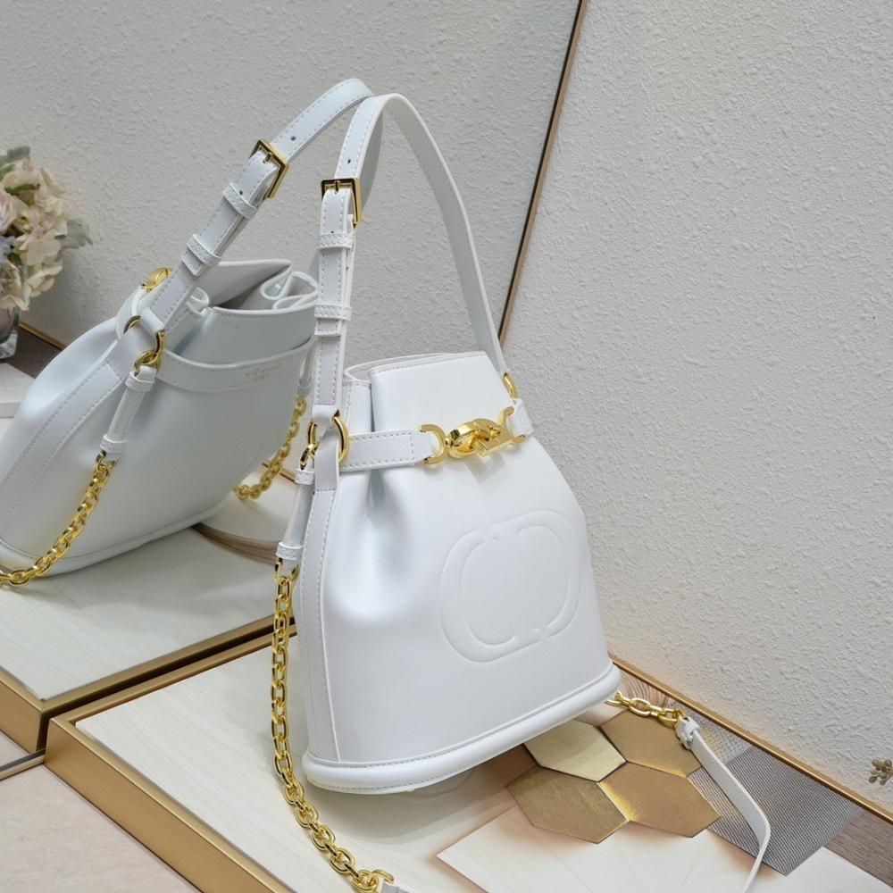 Modern Refined Calfskin Bucket Bag 24x10x24.5cm
