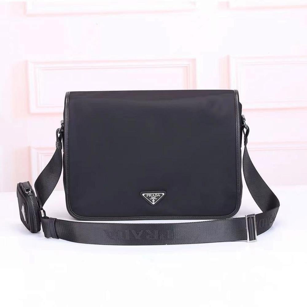 Classic Woven Nylon Crossbody Bag