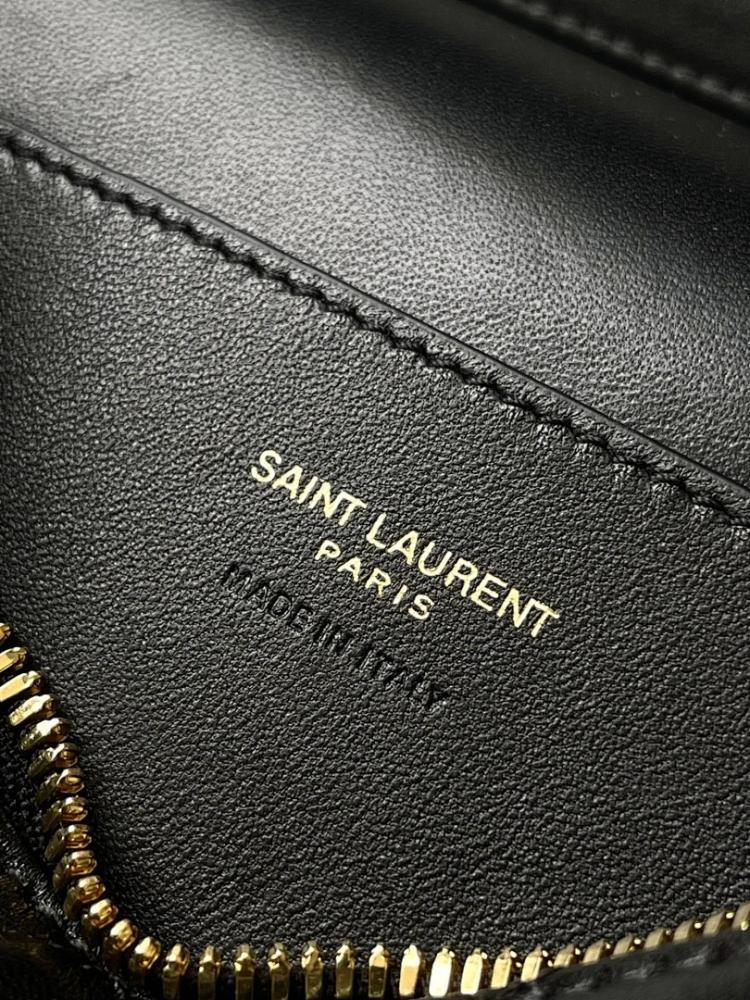 Modern Luxury Black Leather Shoulder Bag