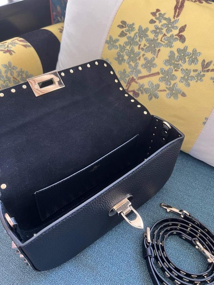 Modern Calfskin Top Handle Bag