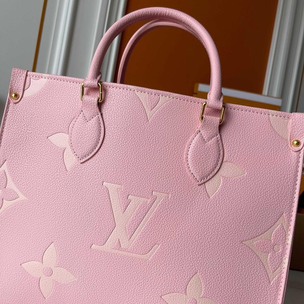 Luxury Elegant Monogram Leather Shoulder Bag 34x26x13cm