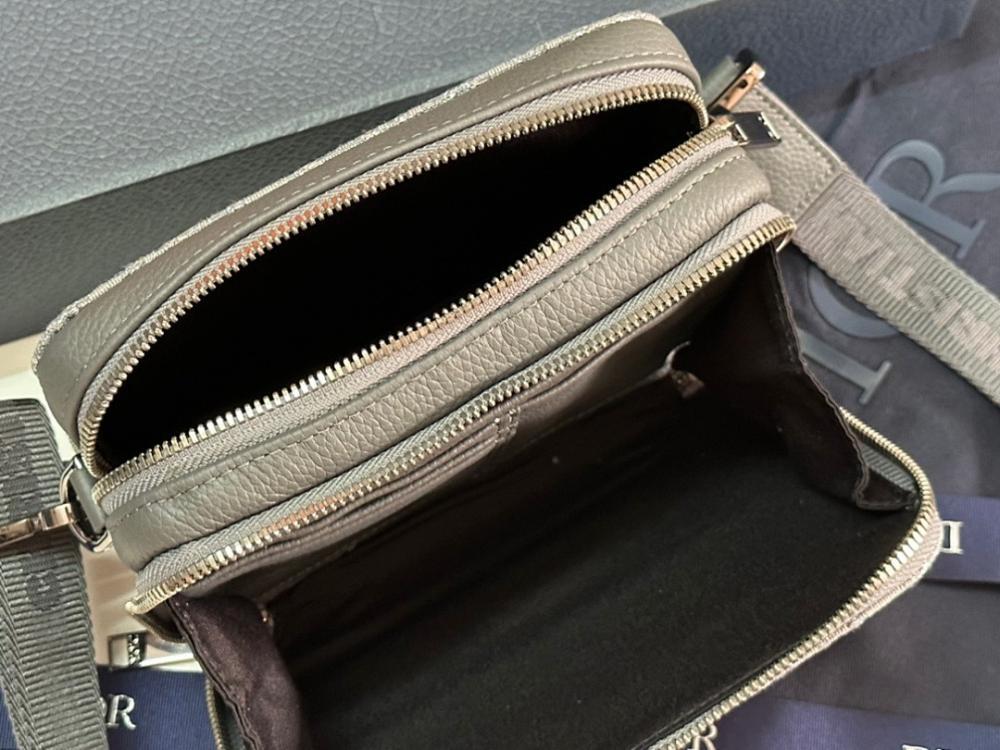 Modern Stylish Quilted Leather Shoulder Bag 17x12.5x5cm