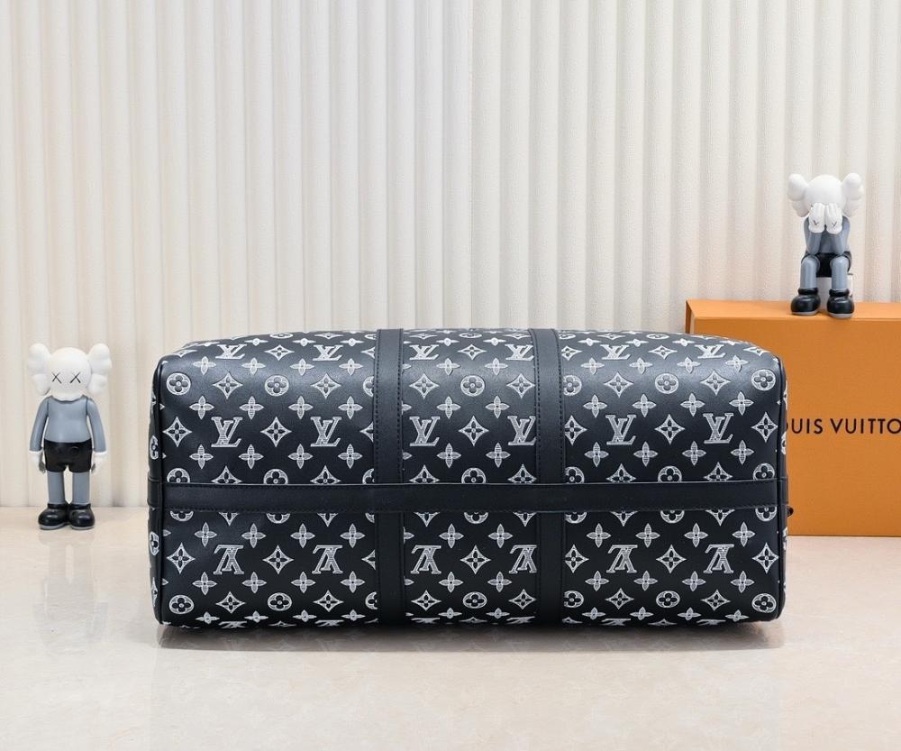 Elegant Printed Leather Top Handle Bag