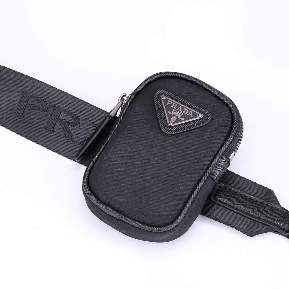 Classic Woven Nylon Shoulder Bag