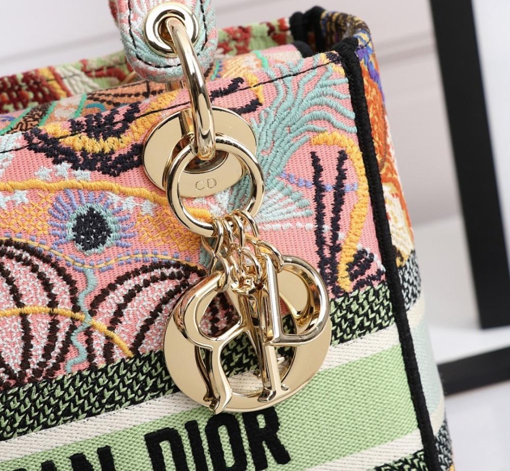 Modern Gold Embroidered Shoulder Bag