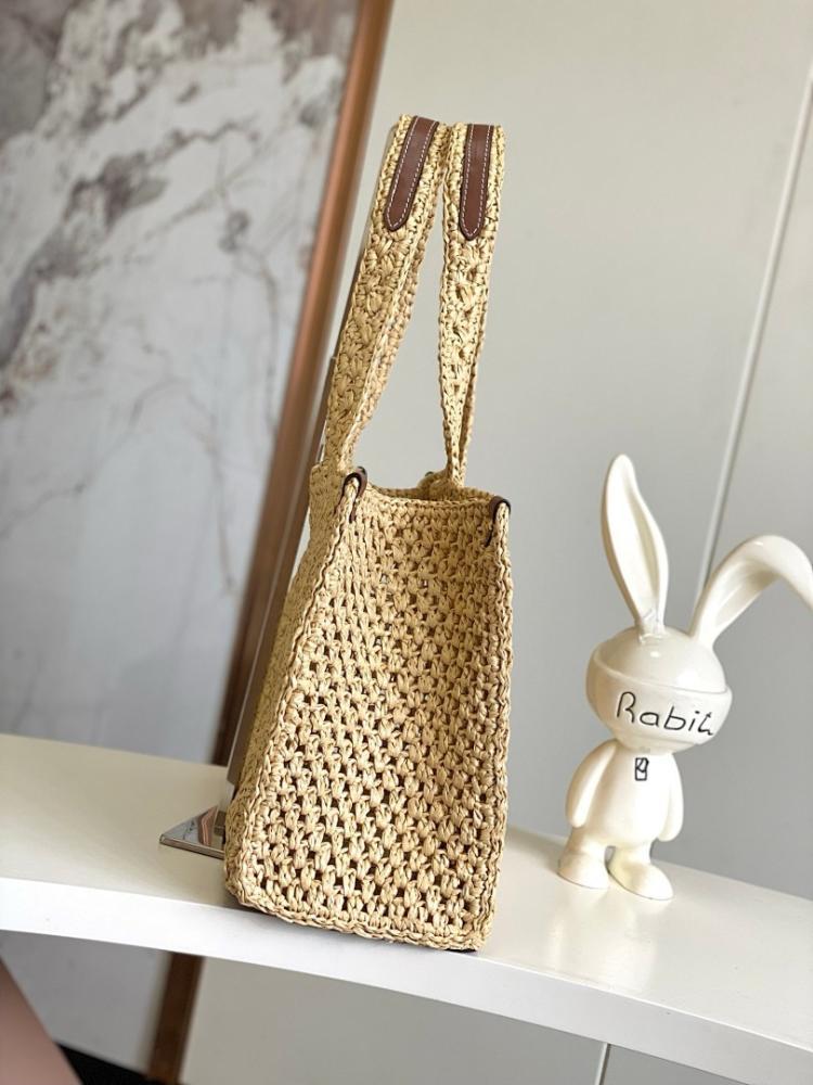 Modern Refined Woven Leather Top Handle Bag 37.5x30x17cm
