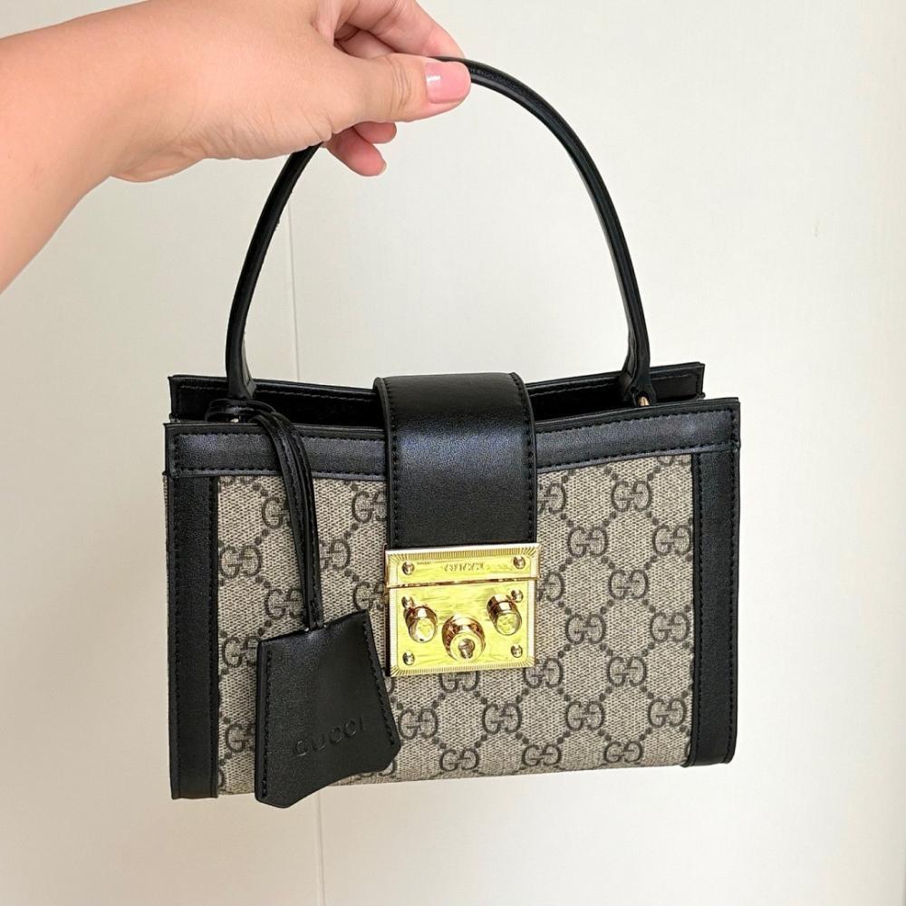 Luxury Refined Top Handle Bag 20x13.5x8cm