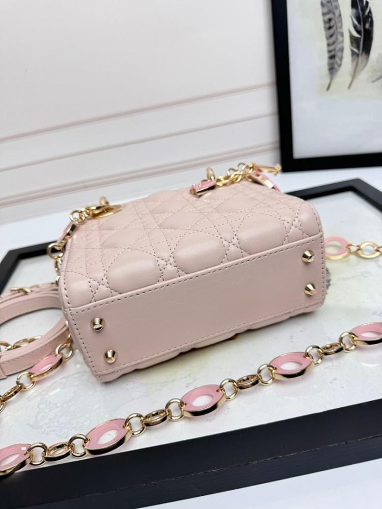 Luxury Embroidered Lambskin Shoulder Bag