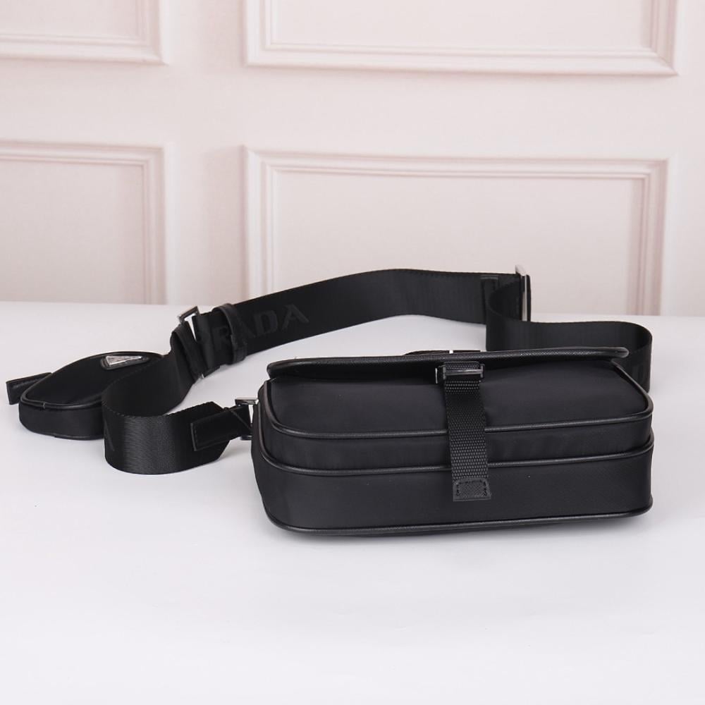 Modern Woven Nylon Shoulder Bag