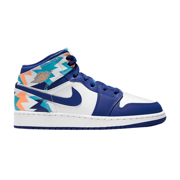 Air Jordan 1 Mid GS 'Geometric Pint'