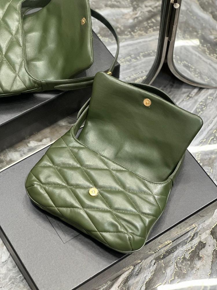 Classic Modern Quilted Leather Shoulder Bag 24x18x5.5cm