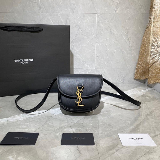 Elegant Stylish Gold Calfskin Bag
