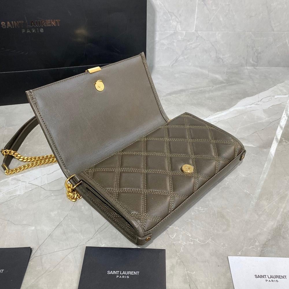 Alma Gold Leather Top Handle Bag 22.5x14.5x5cm