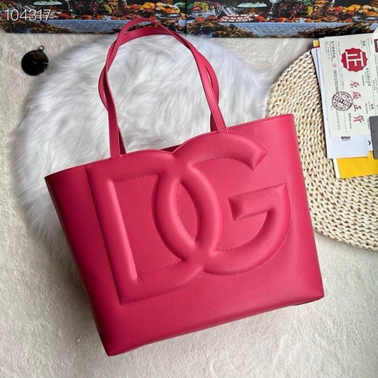 Modern Refined Leather Top Handle Bag 30x35x14cm