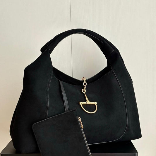 Italian-Inspired Stylish Top Handle Bag 46x26x16cm