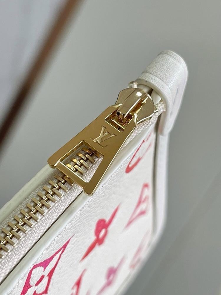 Alma Red Printed Leather Shoulder Bag Red/Pink 29.5x24x12cm