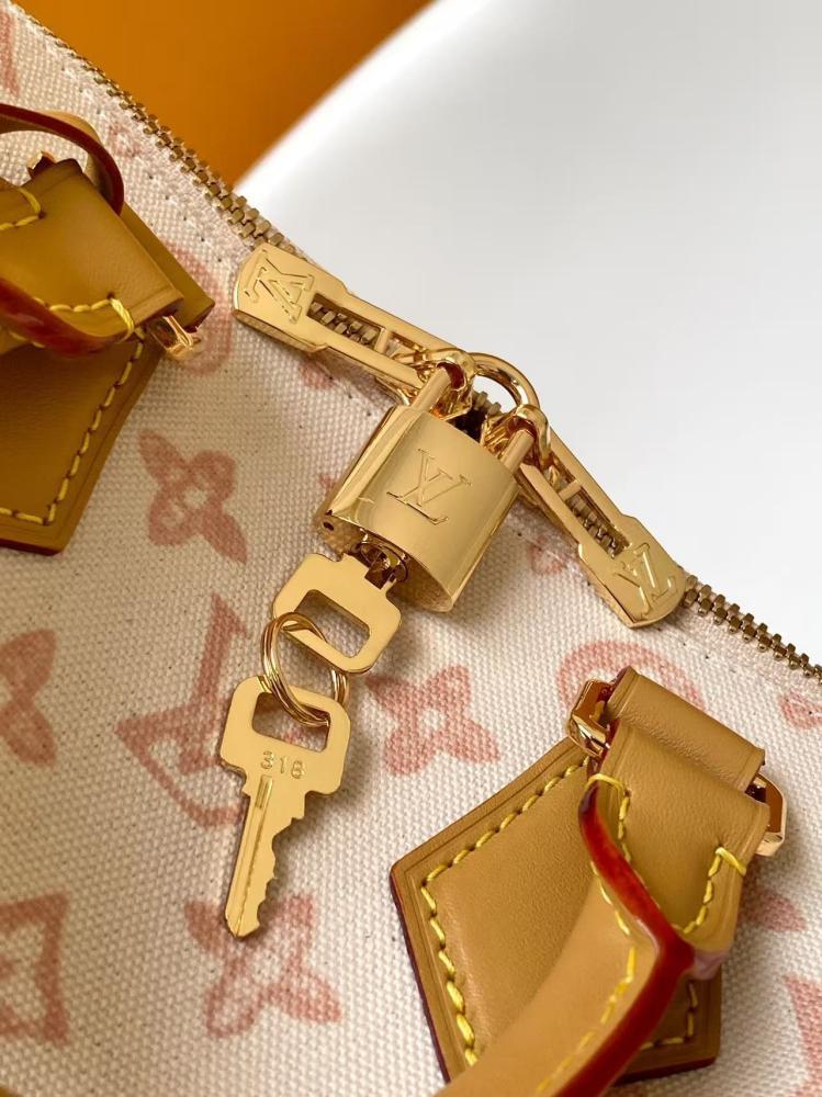 Monogram Leather Travel Bag