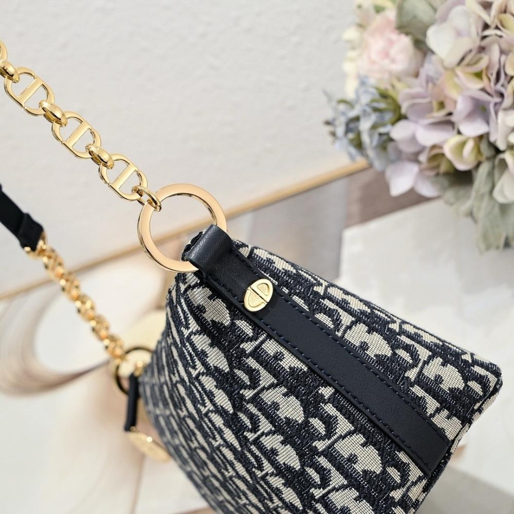 Elegant Stylish Black Studded Calfskin Shoulder Bag