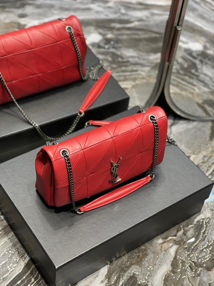 Luxury Patchwork Lambskin Shoulder Bag 25x15x7.5cm