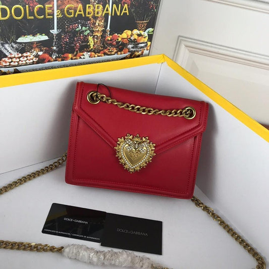 Italian-Inspired Luxury Leather Shoulder Bag 20.5x15.5x4.5cm