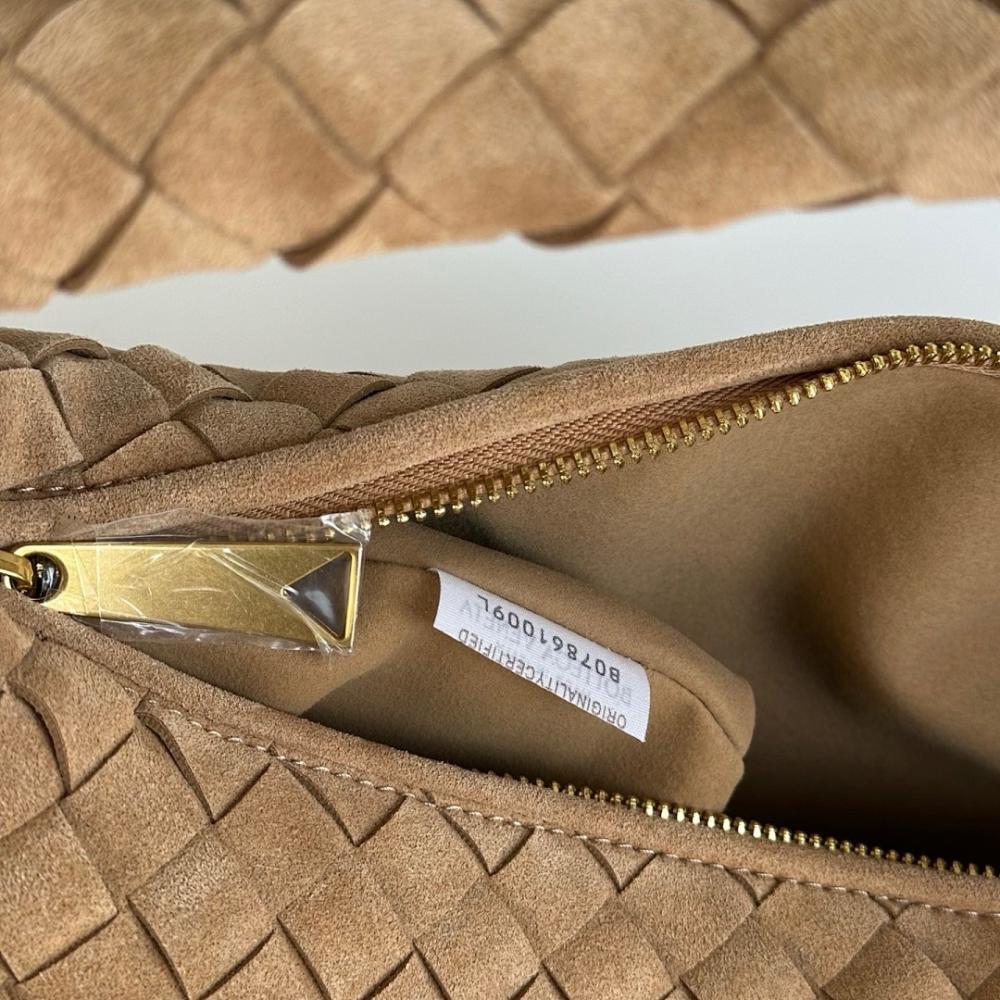 Jodie Woven Leather Top Handle Bag