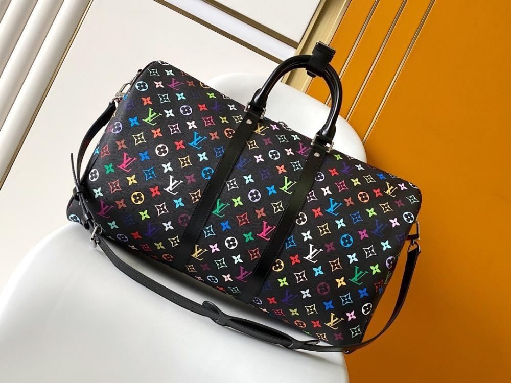 Keepall Monogram Leather Travel Bag 50x29x23cm Style 1566726456