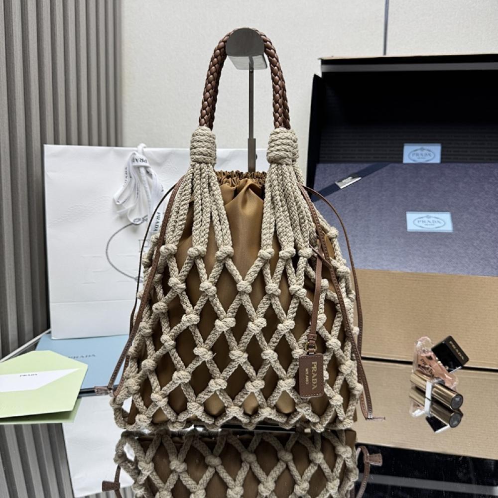 Woven Top Handle Bag Style 882592692