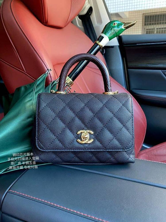 Leather Top Handle Bag Style 1151677034