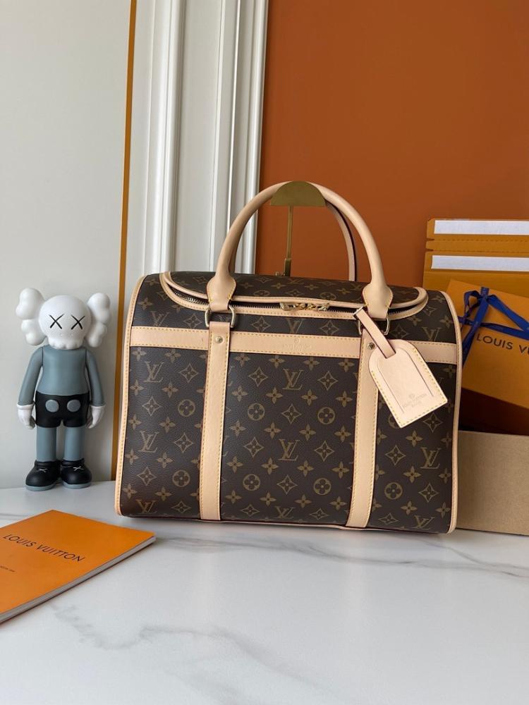 Modern Monogram Leather Crossbody Bag 40x29x23cm
