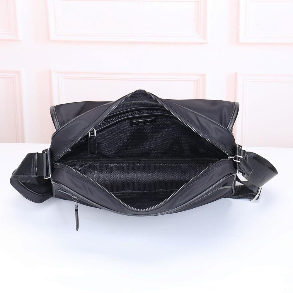 Classic Woven Nylon Crossbody Bag