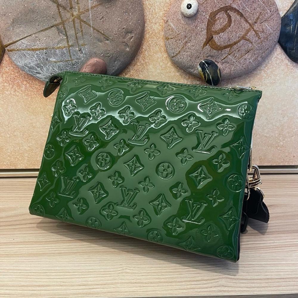 Baguette Brown Leather Shoulder Bag 26x20x12cm Style 2126851277
