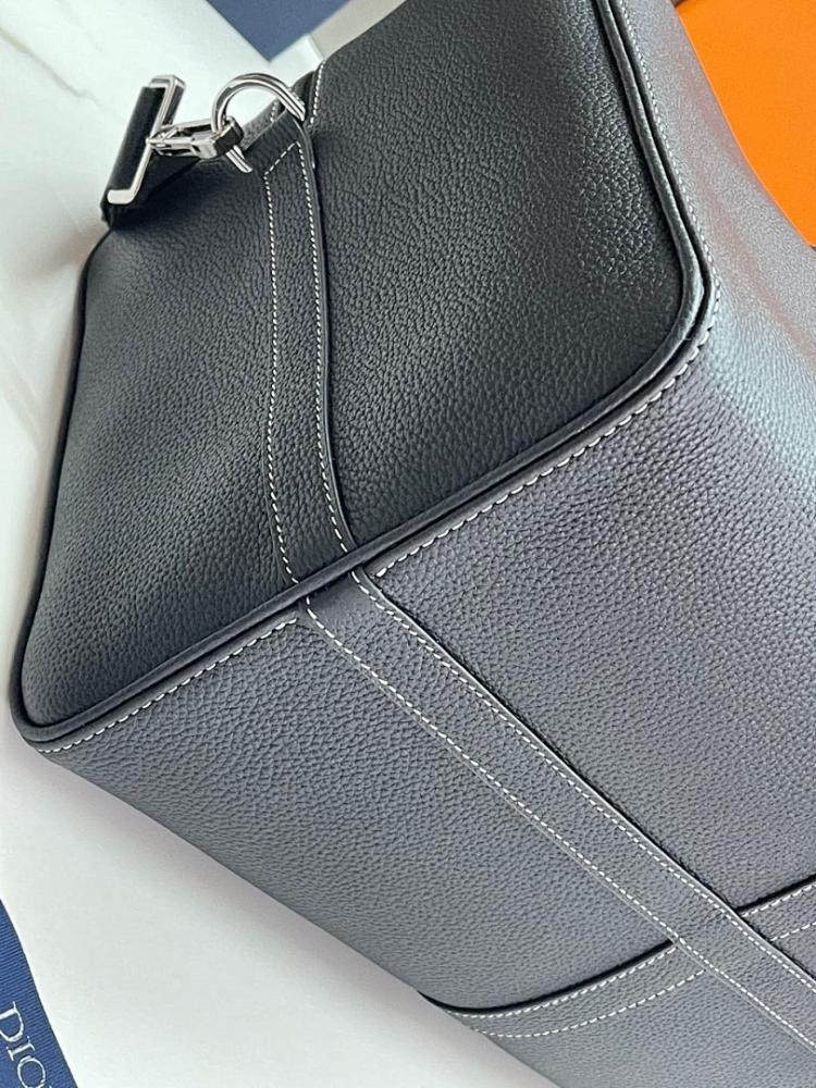 Elegant Black Printed Calfskin Shoulder Bag