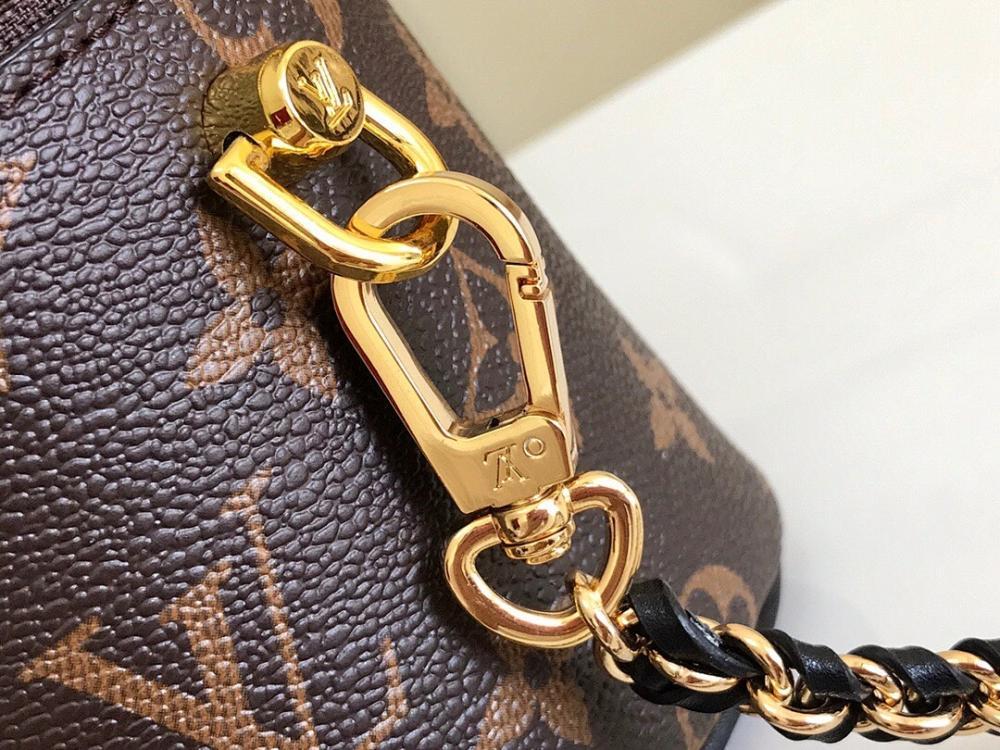 Modern Elegant Woven Leather Top Handle Bag 14x19x10cm