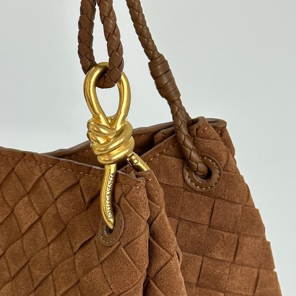 Modern Refined Leather Top Handle Bag 30x26x20cm