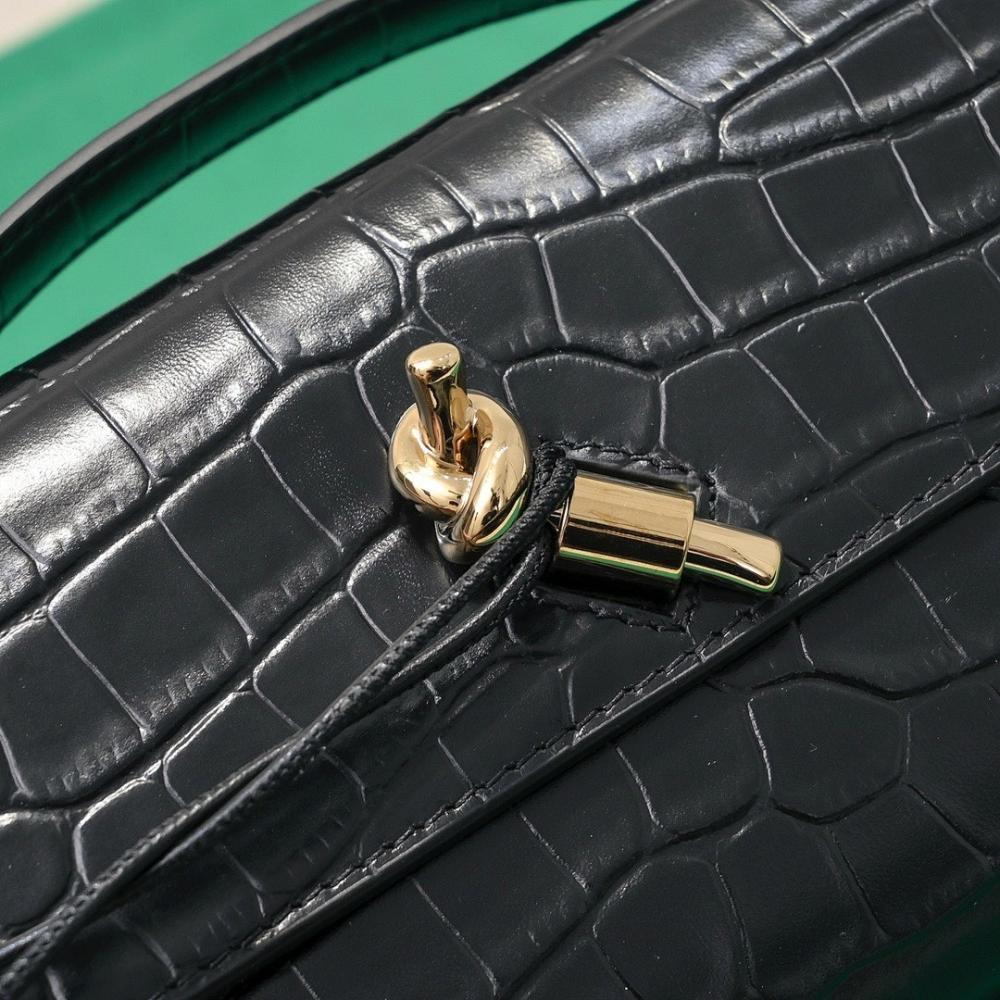 Modern Leather Top Handle Bag 31x13x3cm