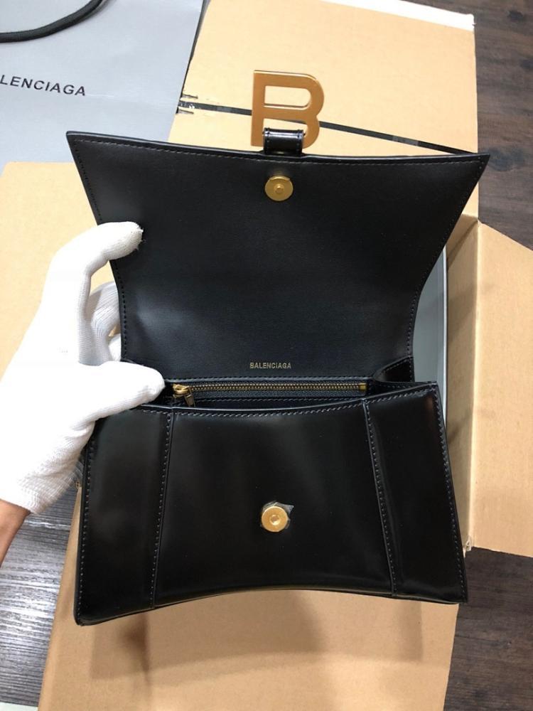 Modern Elegant Leather Top Handle Bag 23x10x24cm