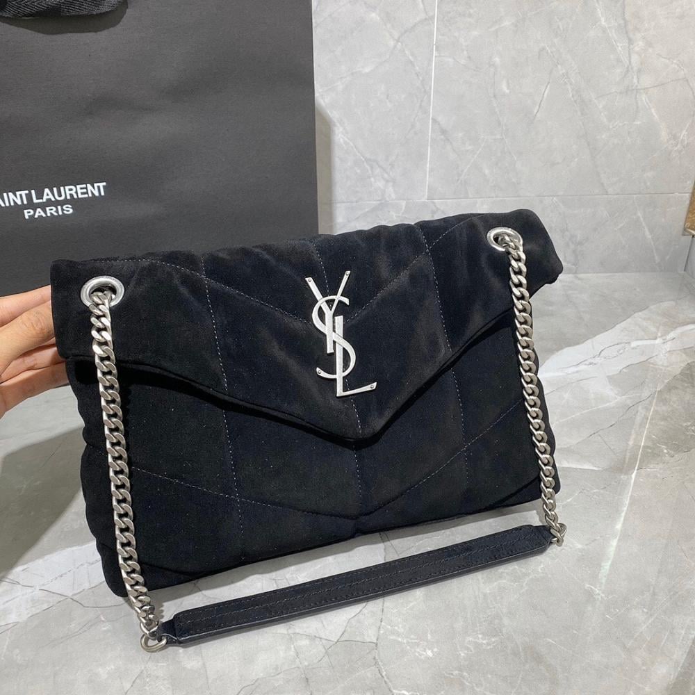 Modern Stylish Quilted Leather Shoulder Bag 29x17x11cm