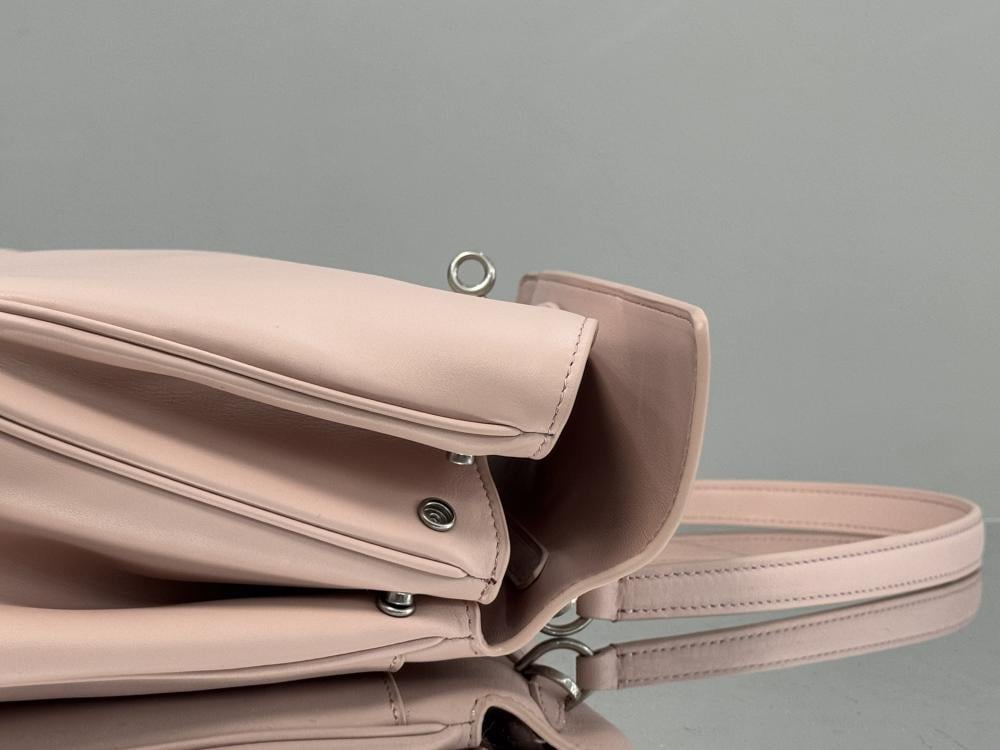 Leather Top Handle Bag Style 1800061197