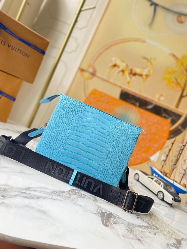 Baguette Leather Shoulder Bag 26x20x12cm