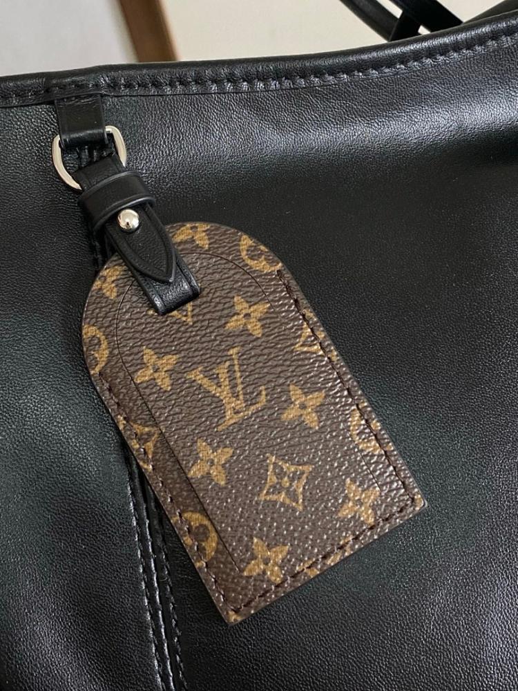 Stylish Monogram Calfskin Shoulder Bag 45x29x20cm