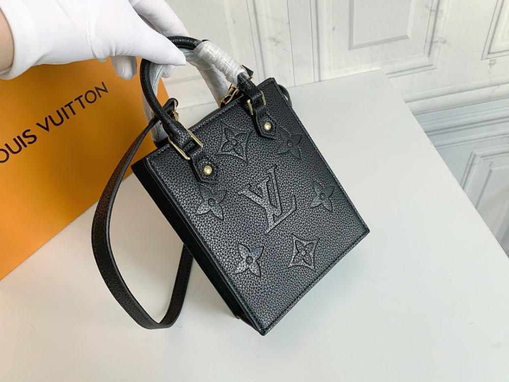 Stylish Refined Leather Shoulder Bag 14x17x5cm