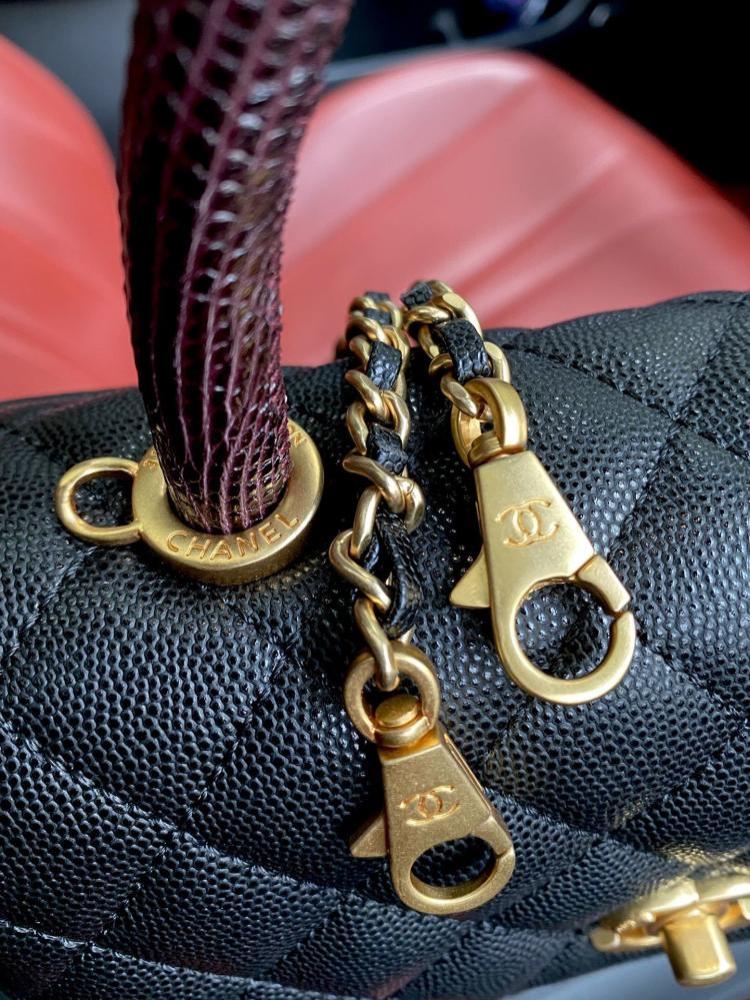 Leather Top Handle Bag Style 519808638