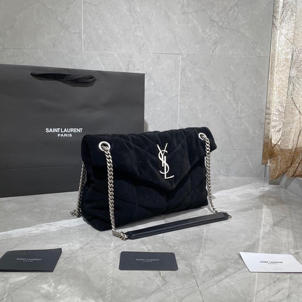 Modern Stylish Quilted Leather Shoulder Bag 29x17x11cm